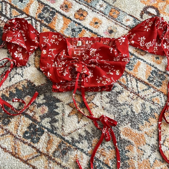 NWT Zaful Two Piece Short and Crop Top Set - Picture 5 of 6